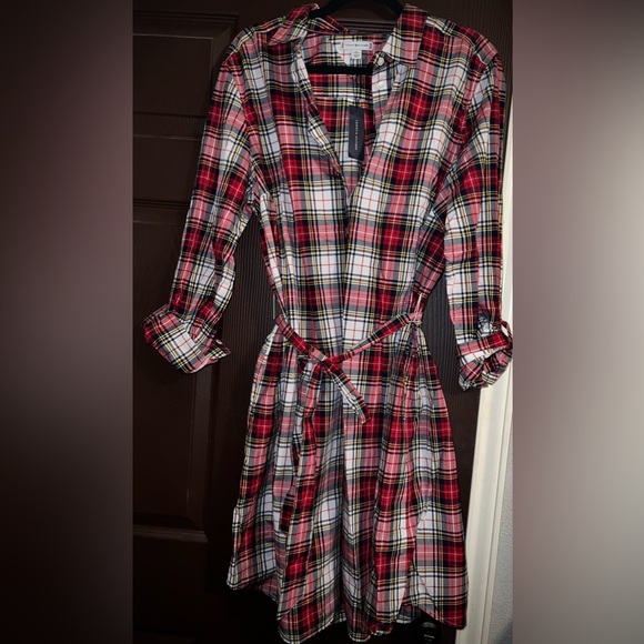 Tommy Hilfiger PLUS SIZE Plaid Dress NEW - Picture 5 of 9